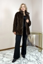 Шуба из норки с воротником 8023357-3